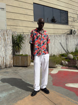 Desenli Kısa Kollu Gömlek