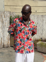 Desenli Kısa Kollu Gömlek