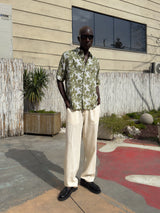 Desenli Kısa Kollu Gömlek