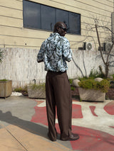 Desenli Kısa Kollu Gömlek