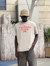 Emotions Never Die Baskılı T-Shirt