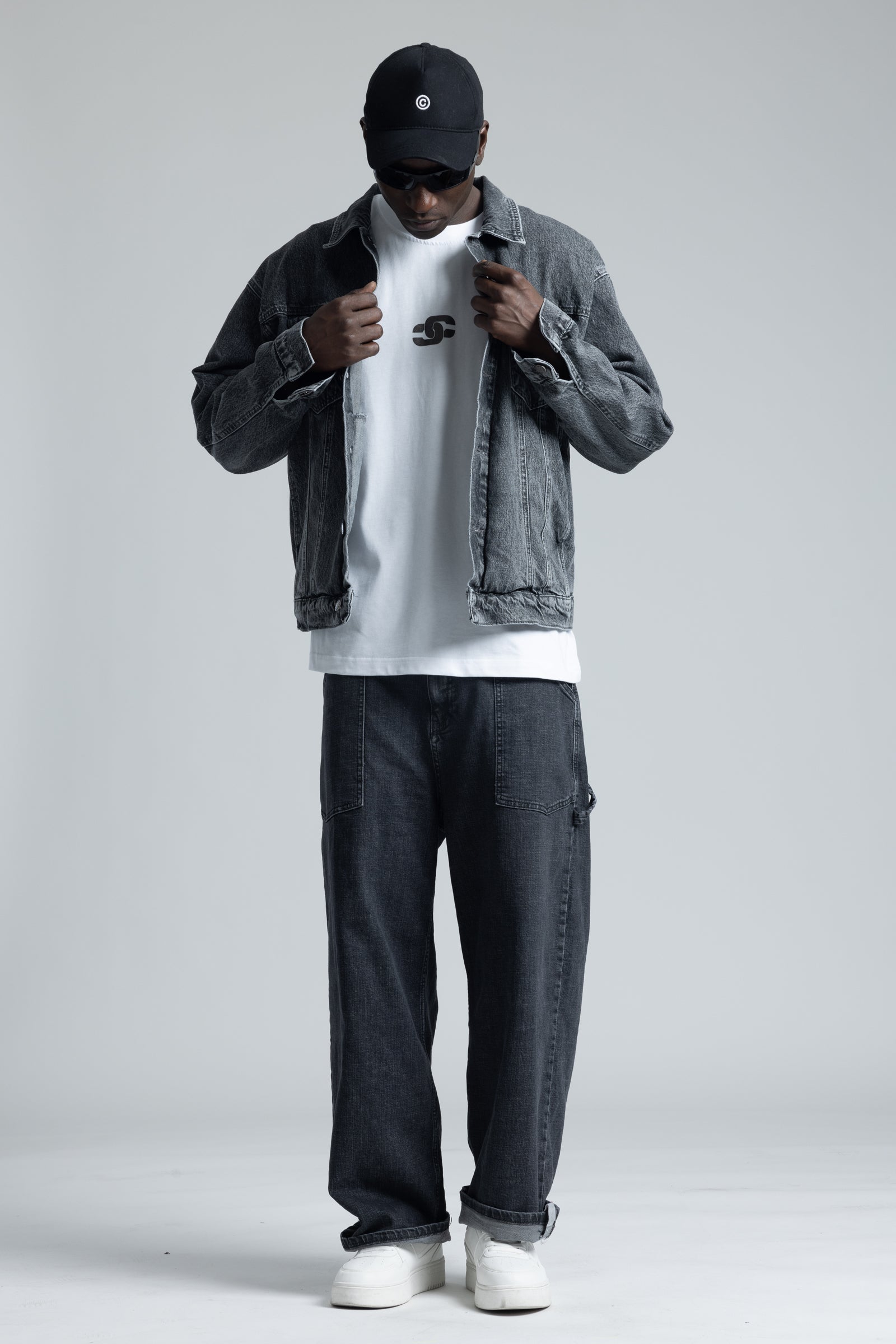 Yıkamalı Oversize Denim Ceket