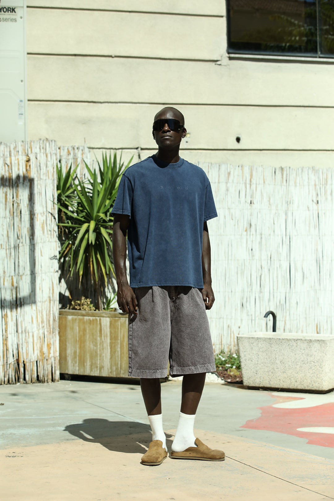 'Good' Oversize Yıkamalı T-Shirt