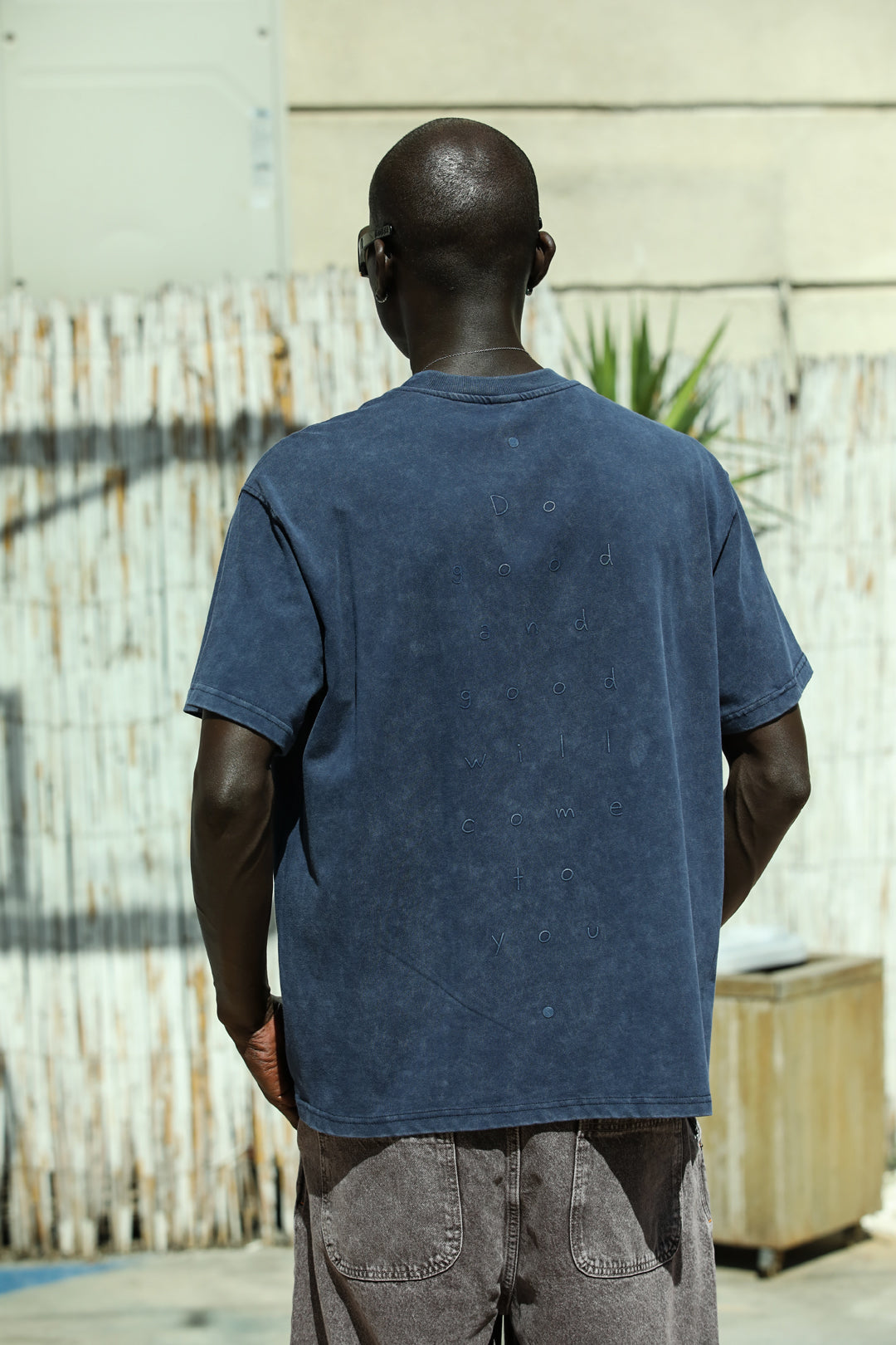 'Good' Oversize Yıkamalı T-Shirt