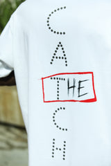 'The Catch' Yıkamalı Oversize T-Shirt