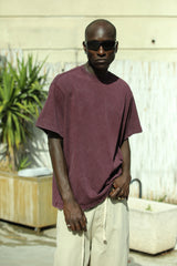 'The Catch' Yıkamalı Oversize T-Shirt