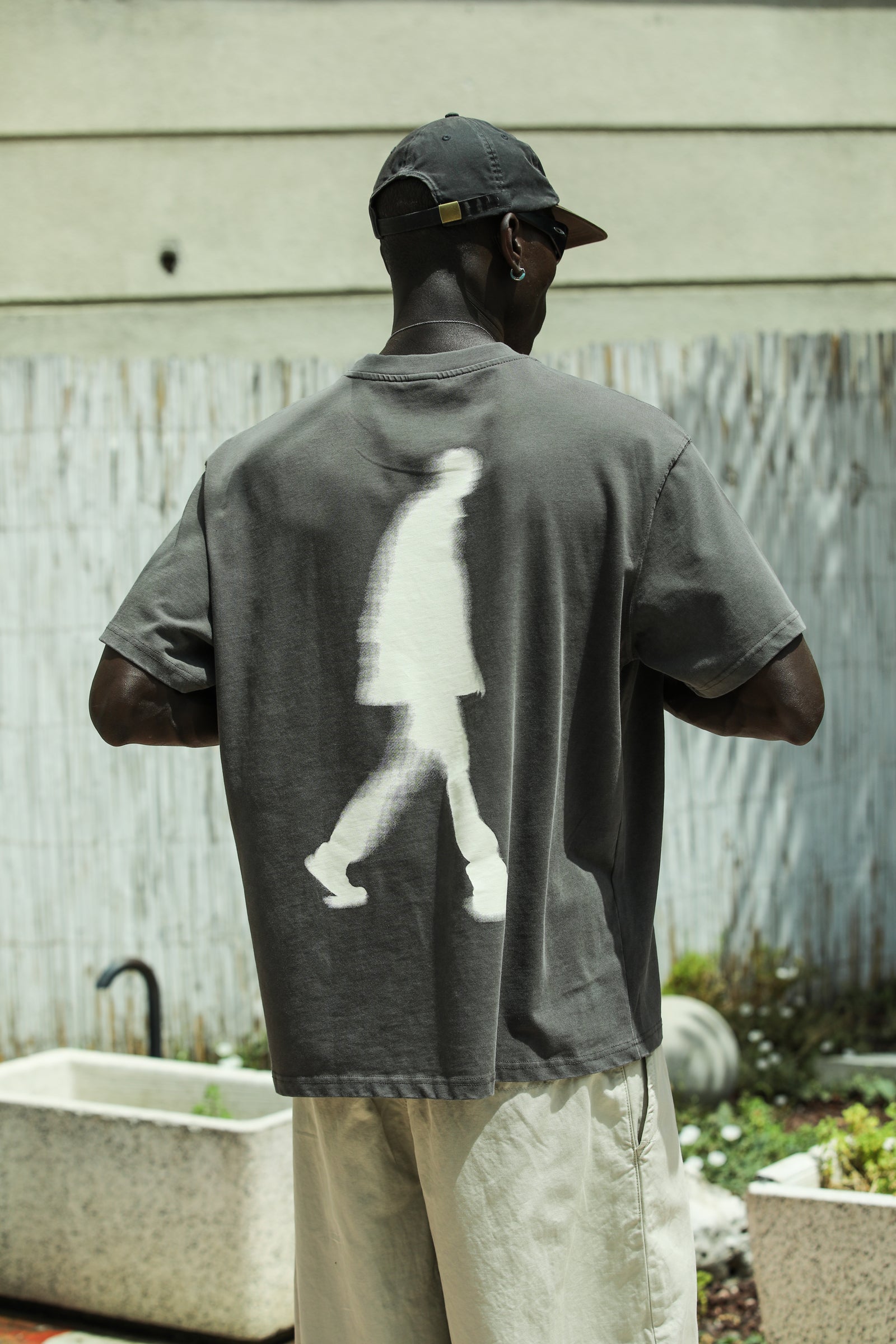 'Life In The Moment' Baskı Detaylı T-Shirt