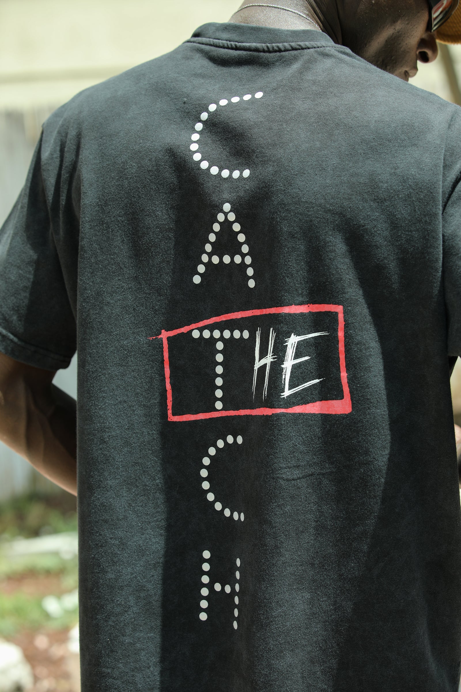 'The Catch' Yıkamalı Oversize T-Shirt