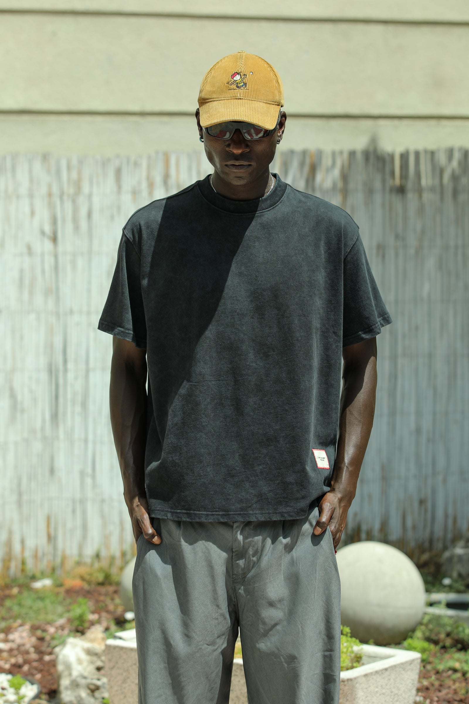 'The Catch' Yıkamalı Oversize T-Shirt
