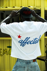 'Affected' Kabartma Baskılı Boxy T-Shirt
