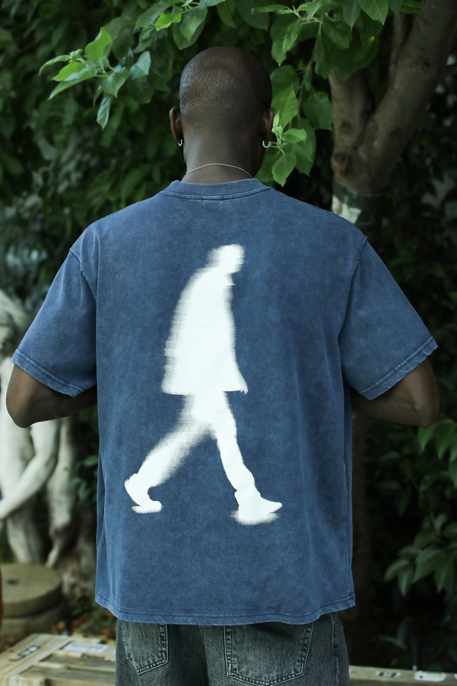 'Life In The Moment' Baskı Detaylı T-Shirt