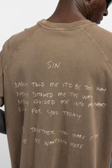 Yazı Baskılı Oversize T-Shirt