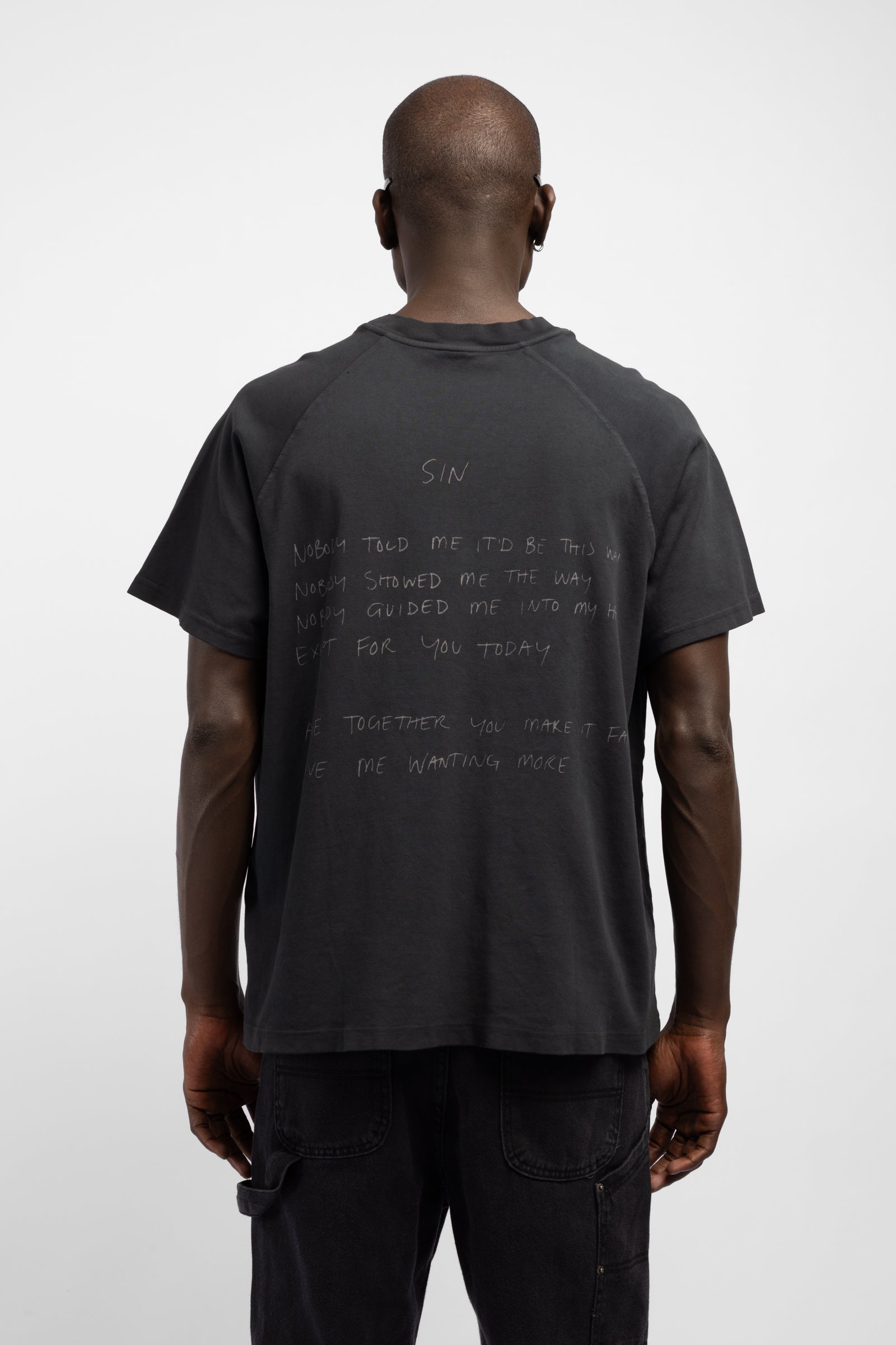 Yazı Baskılı Oversize T-Shirt