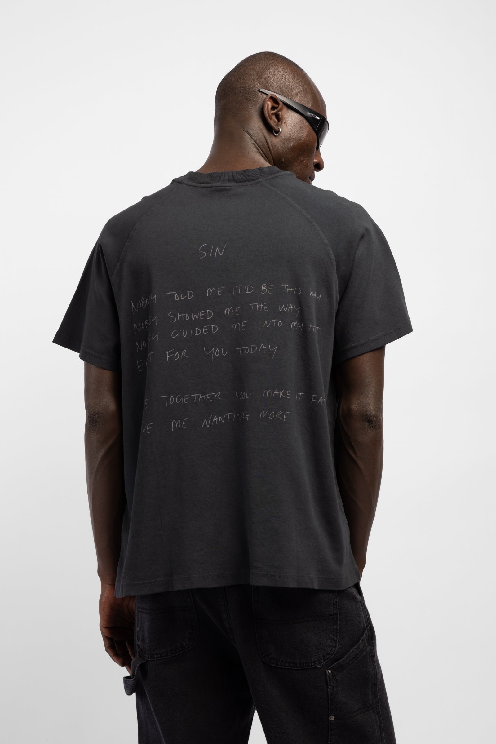 Yazı Baskılı Oversize T-Shirt