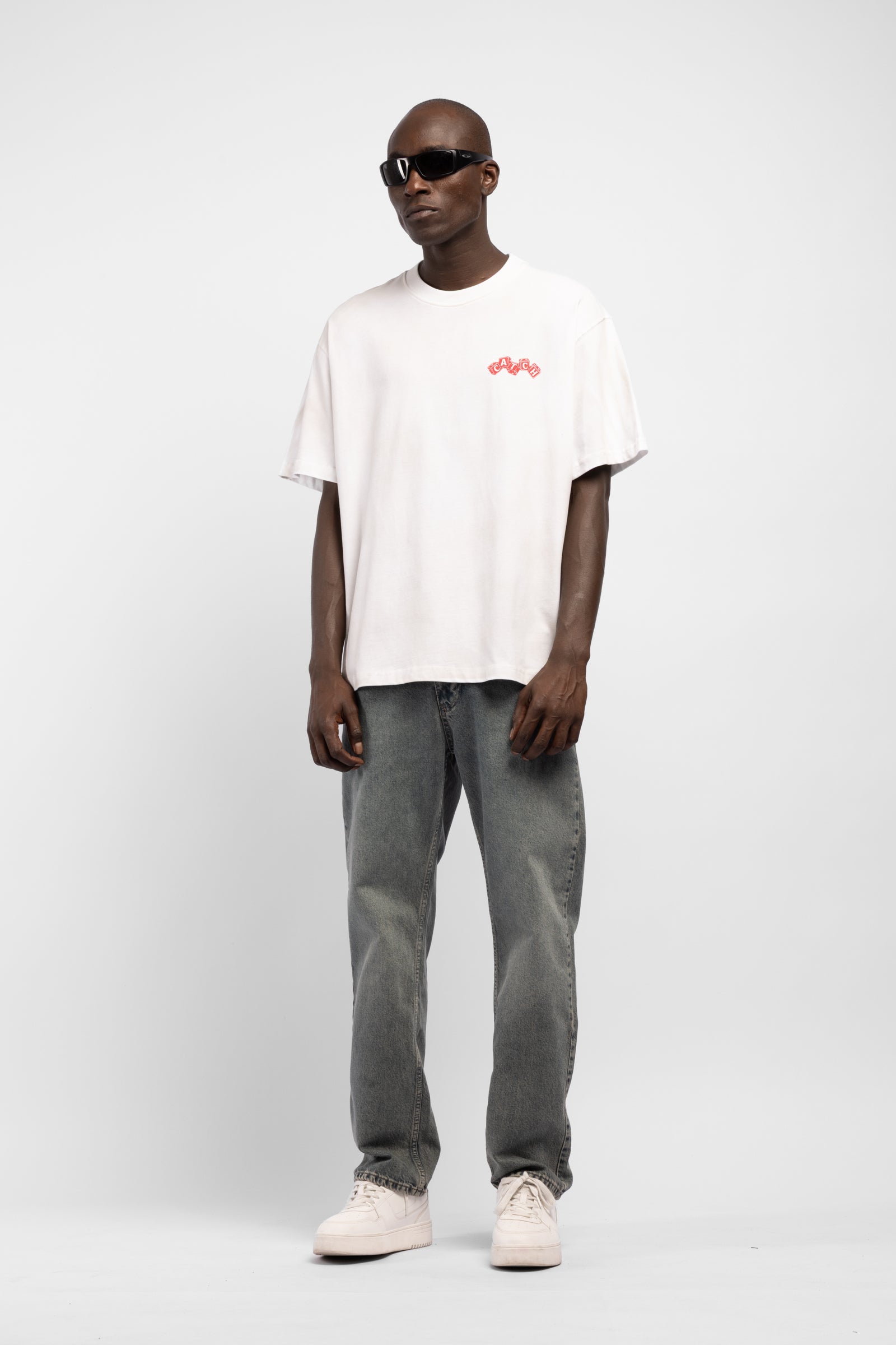 Minimal Baskı Detaylı T-Shirt