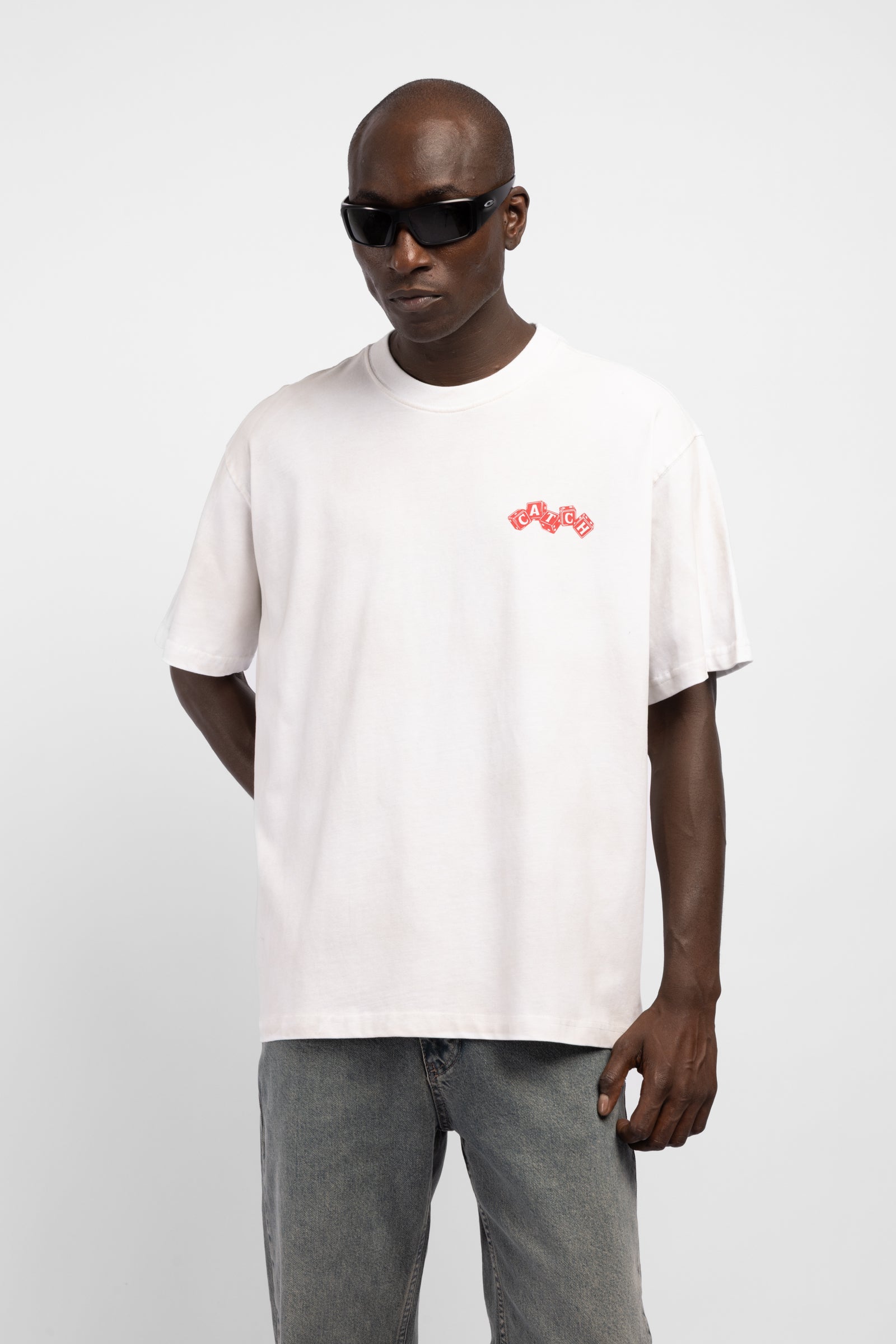 Minimal Baskı Detaylı T-Shirt
