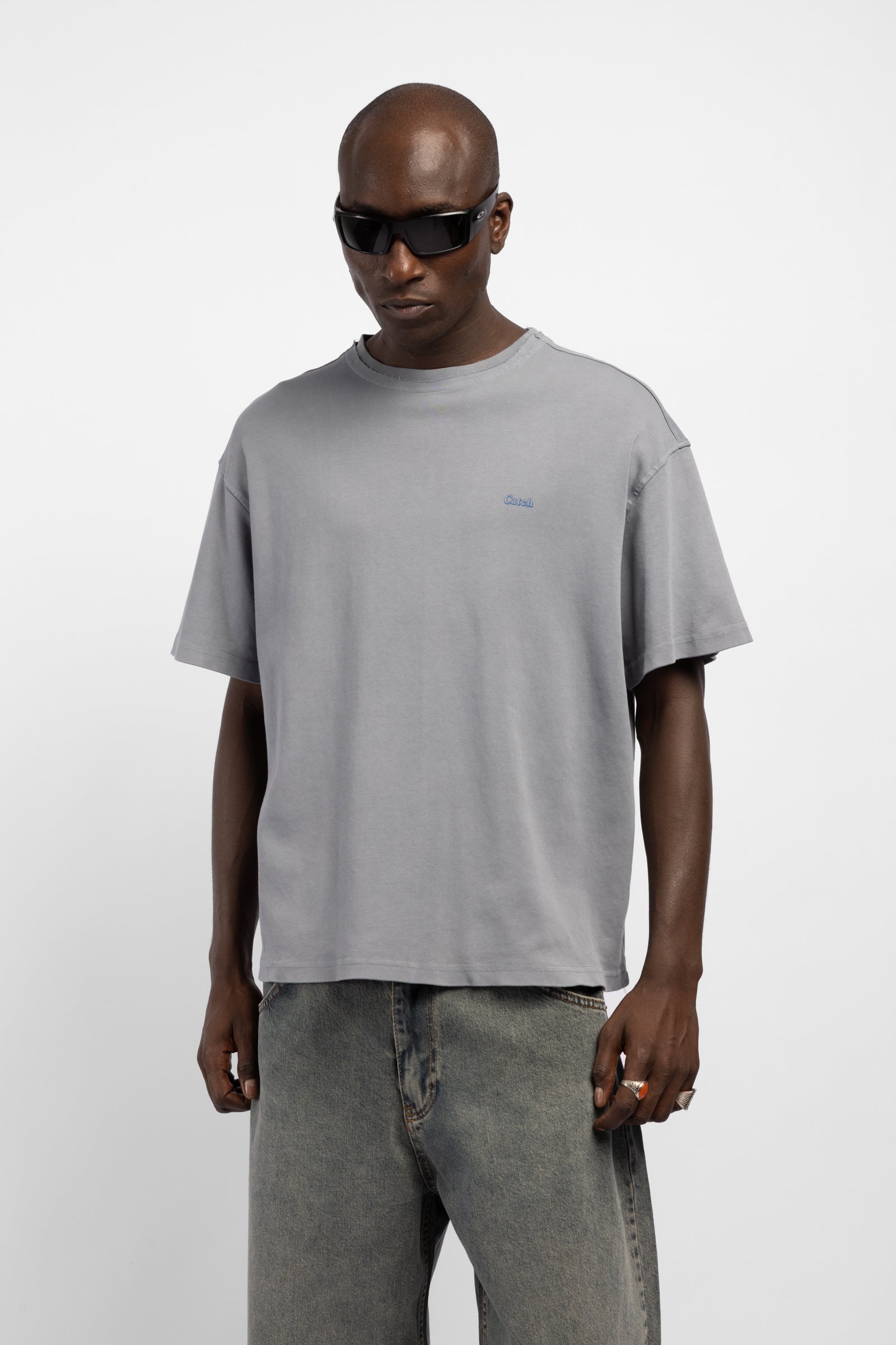 Catch Baskılı Oversize T-Shirt