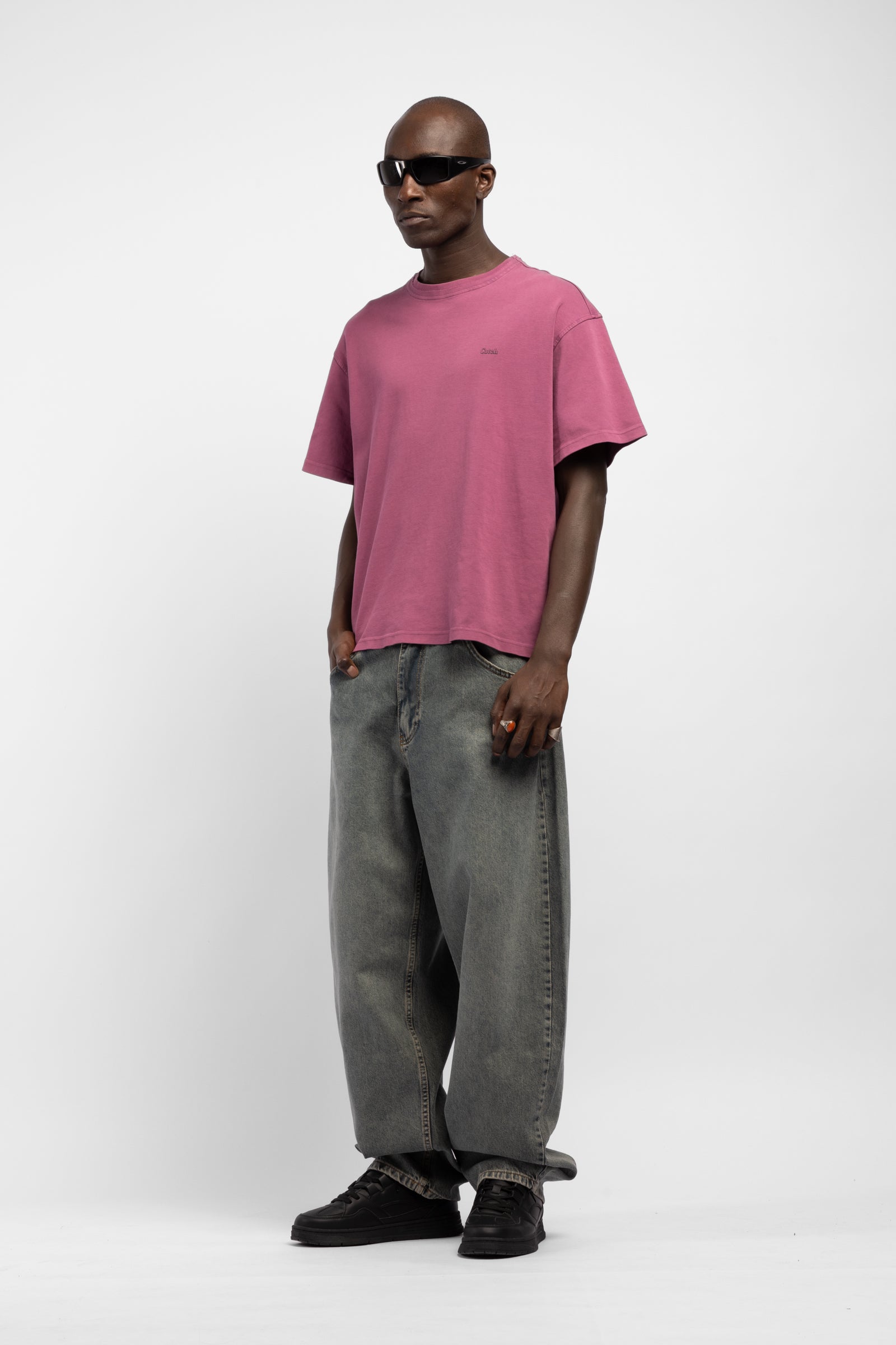 Catch Baskılı Oversize T-Shirt