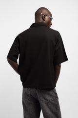 Minimal Nakışlı Polo Yaka T-Shirt