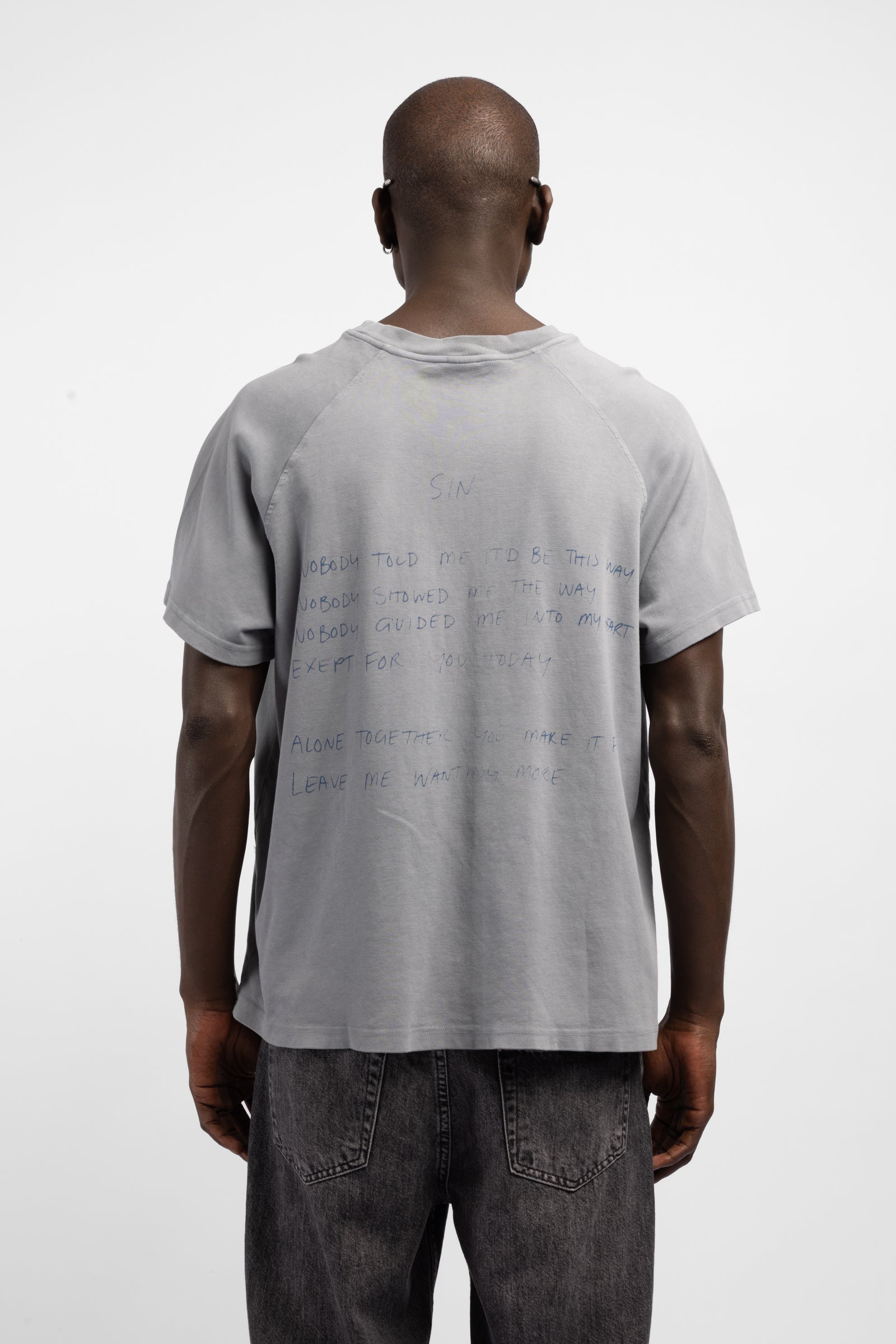 Yazı Baskılı Oversize T-Shirt