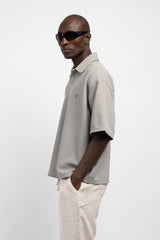 Minimal Nakışlı Polo Yaka T-Shirt