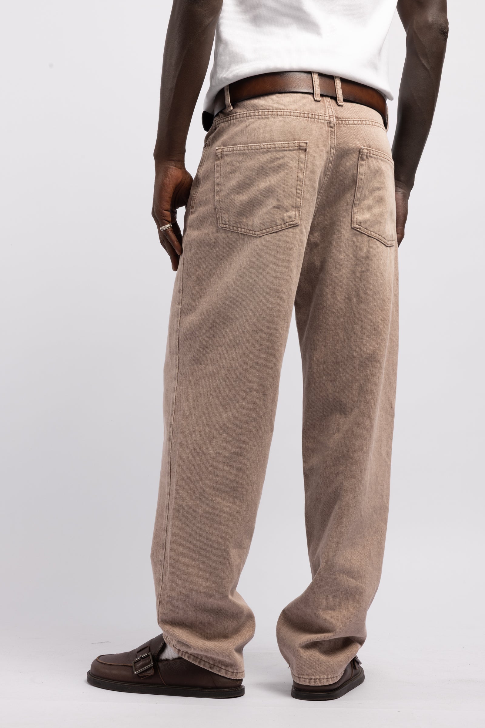 Yıkamalı Baggy Jean