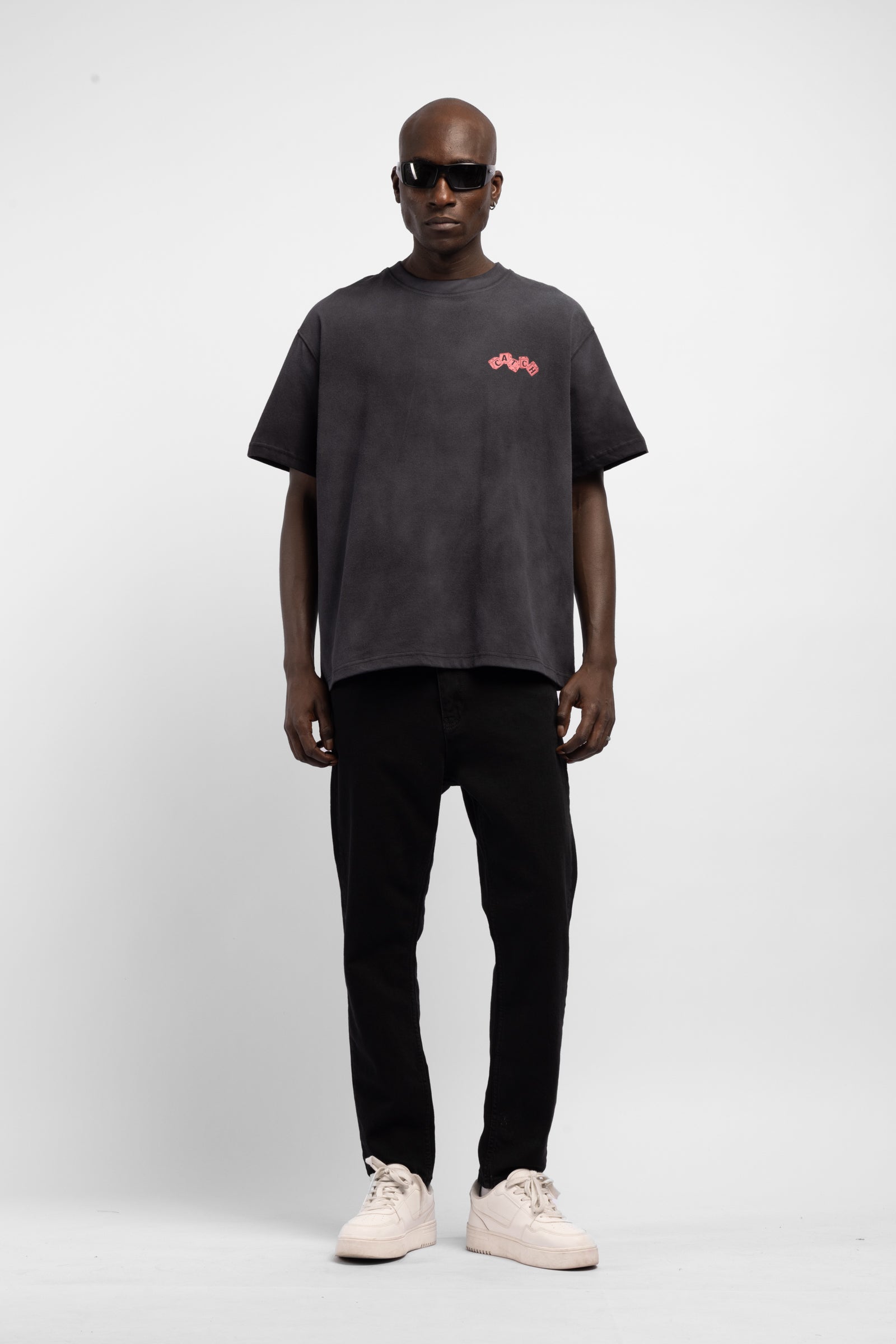 Minimal Baskı Detaylı T-Shirt