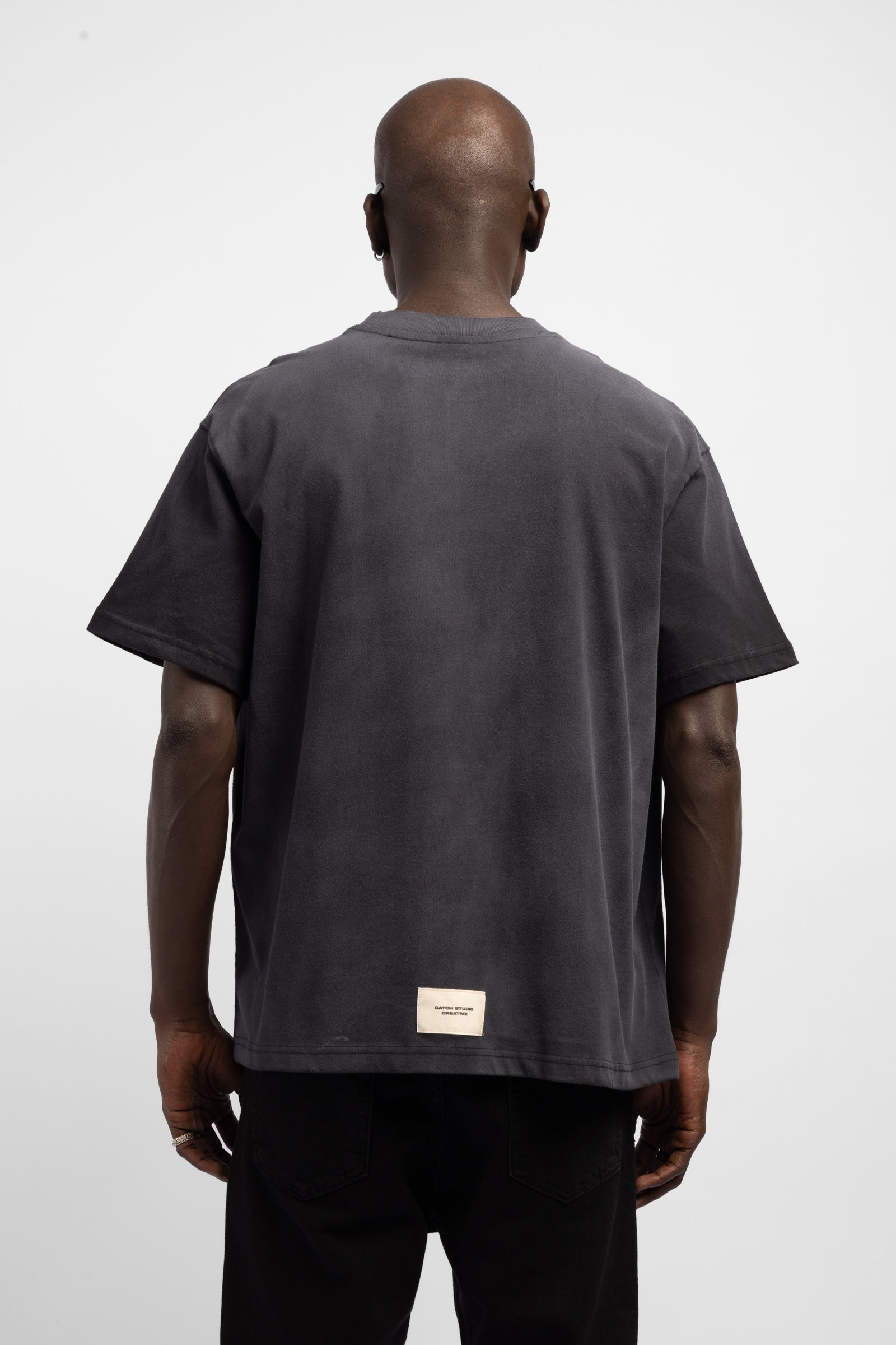 Minimal Baskı Detaylı T-Shirt
