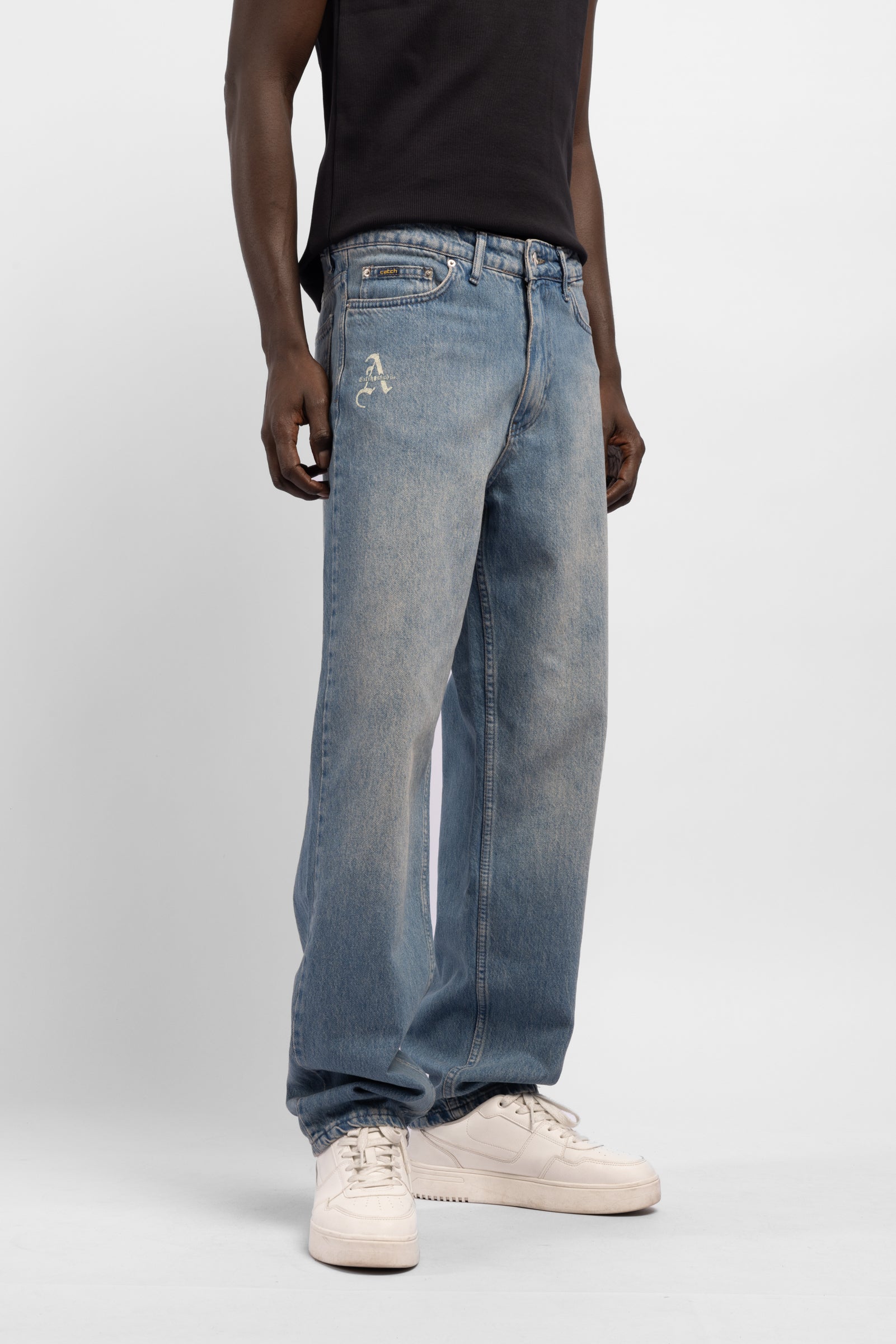 Catch Studio Baskılı Baggy Jean
