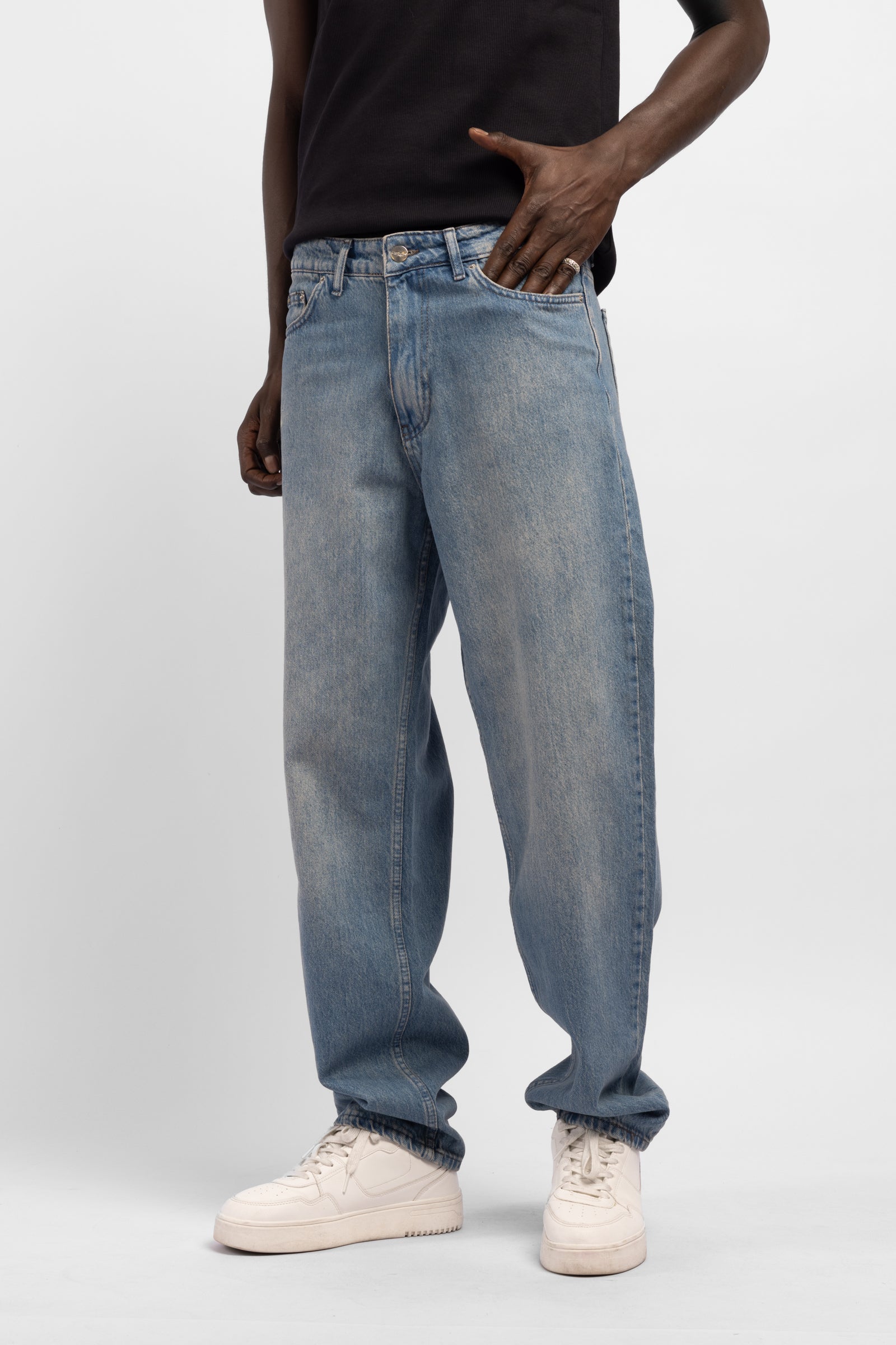 Catch Studio Baskılı Baggy Jean