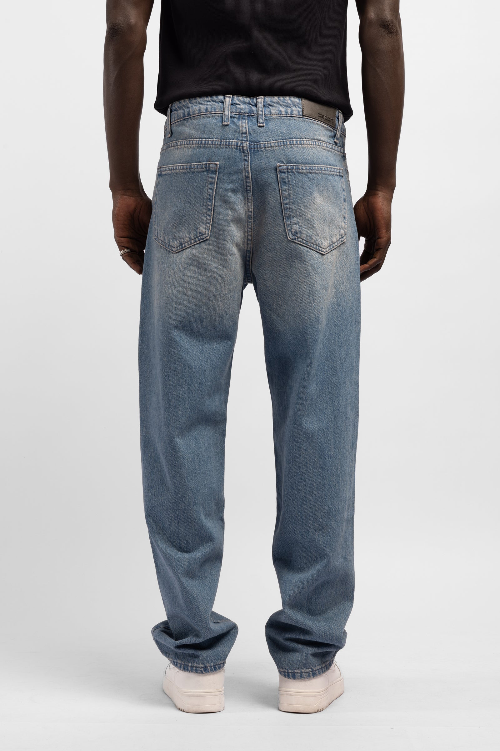 Catch Studio Baskılı Baggy Jean