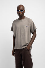 Yıkamalı Nakışlı T-shirt