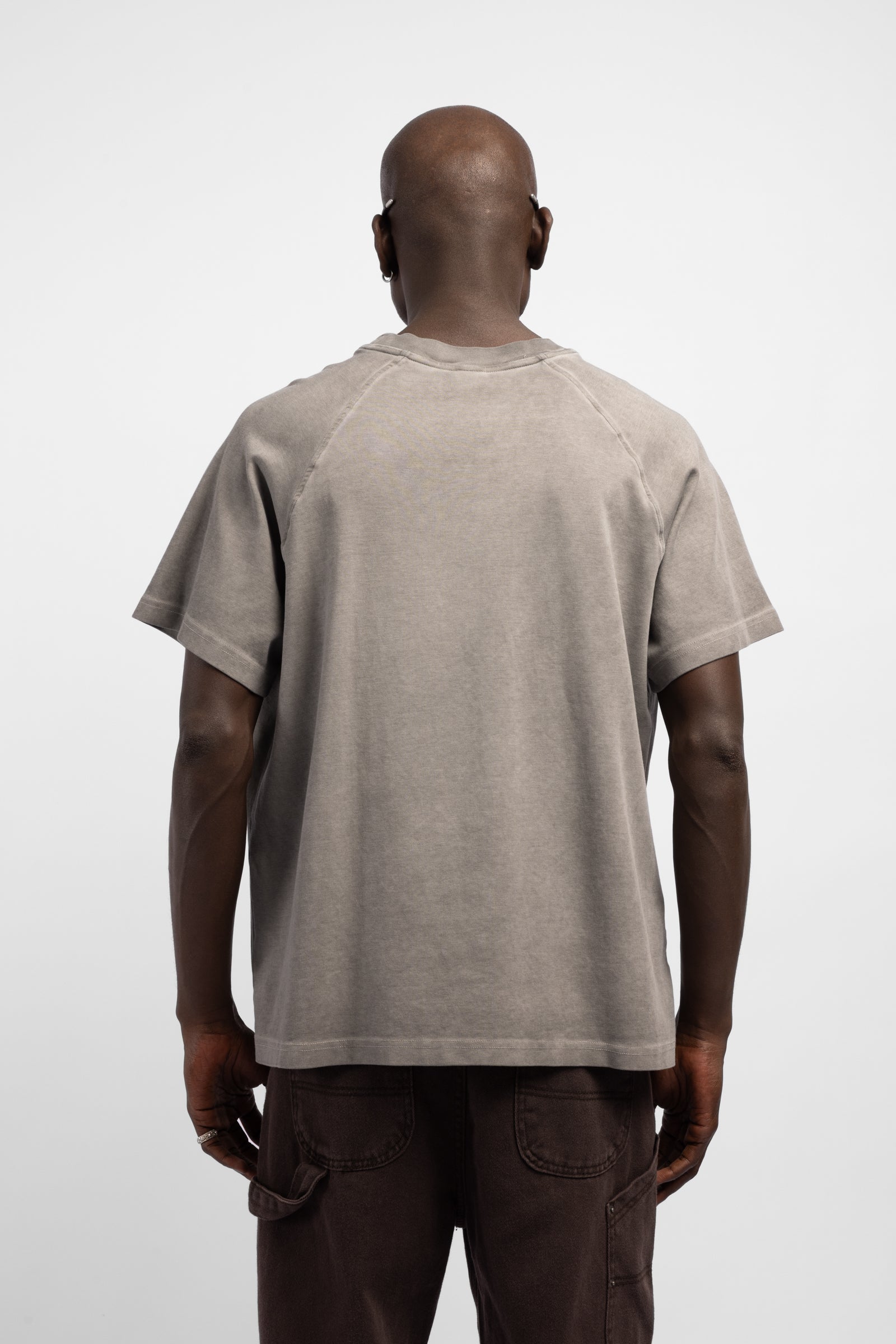 Yıkamalı Nakışlı T-shirt