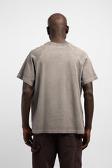 Yıkamalı Nakışlı T-shirt