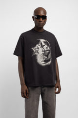 Silver Yüz Baskılı T-Shirt