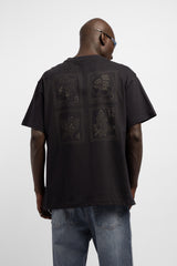 Kabartma Baskılı T-Shirt