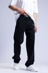 Baskılı Baggy Jean