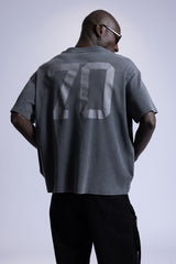 Yıkamalı Baskılı T-shirt