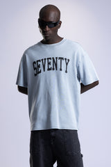 Yıkamalı Baskılı T-shirt