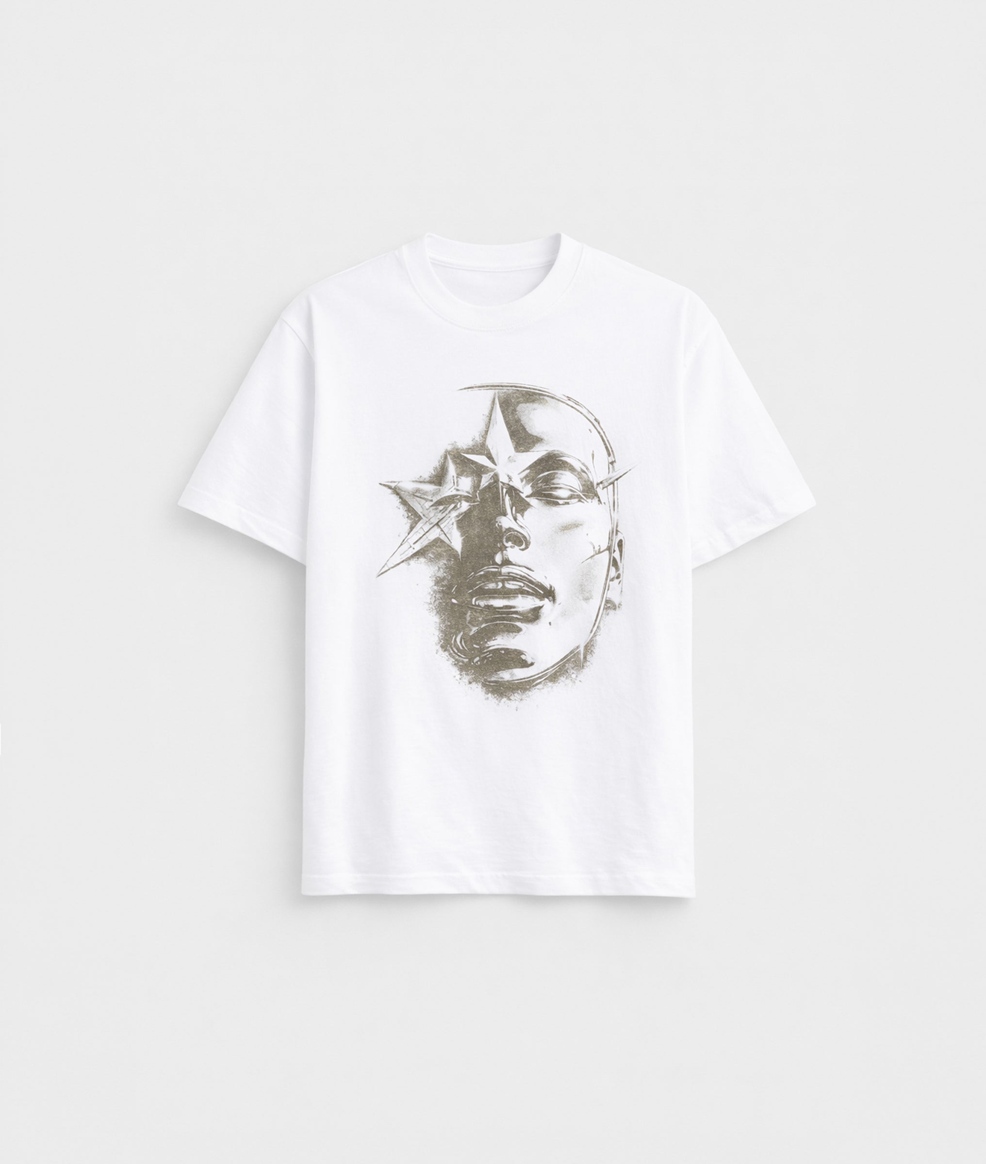 Silver Yüz Baskılı T-Shirt