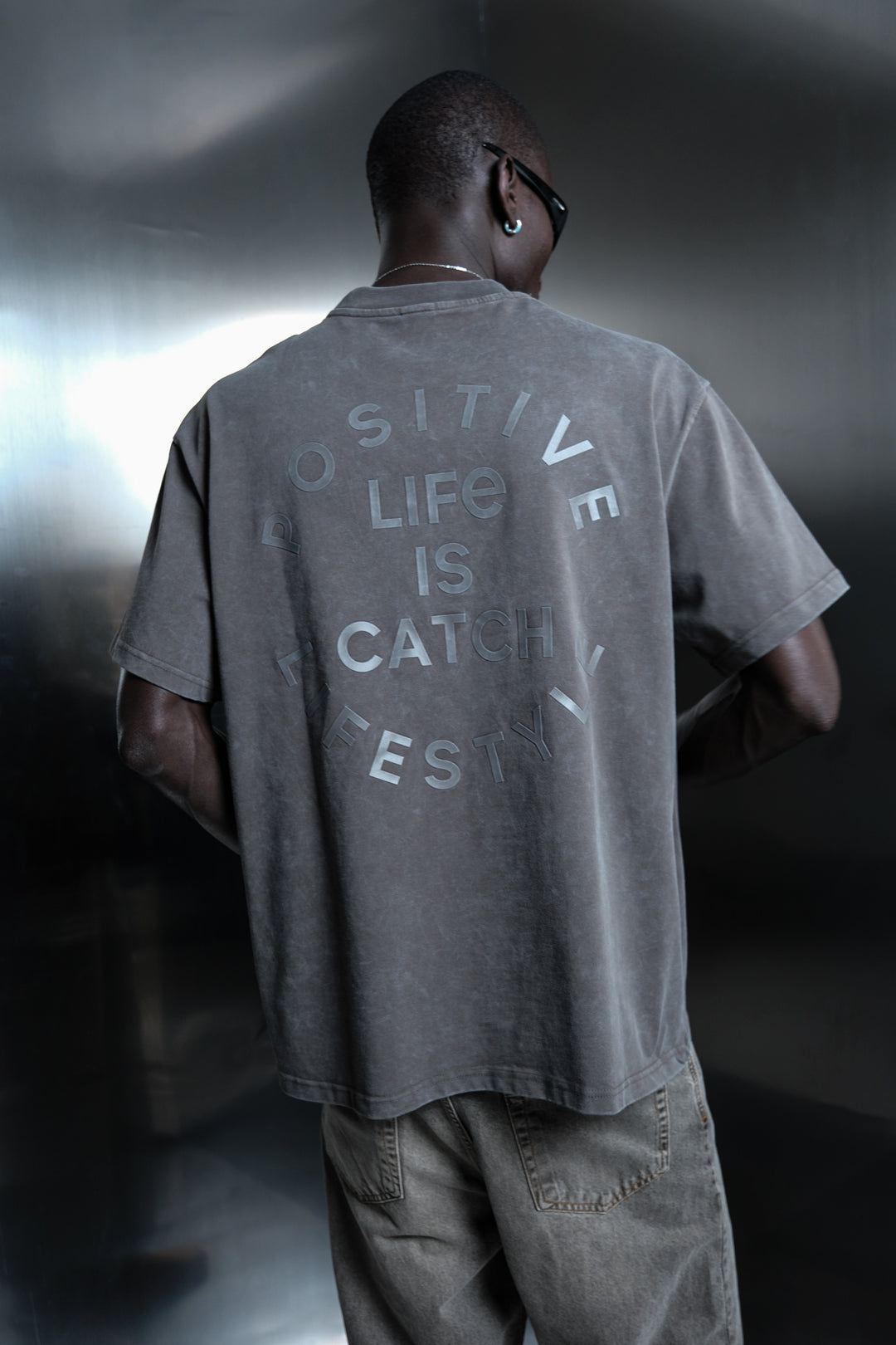 'Positive Life' Catch T-Shirt