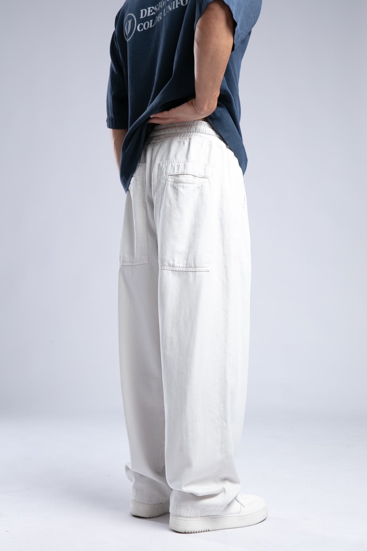 Beli Lastikli Baggy Pantolon