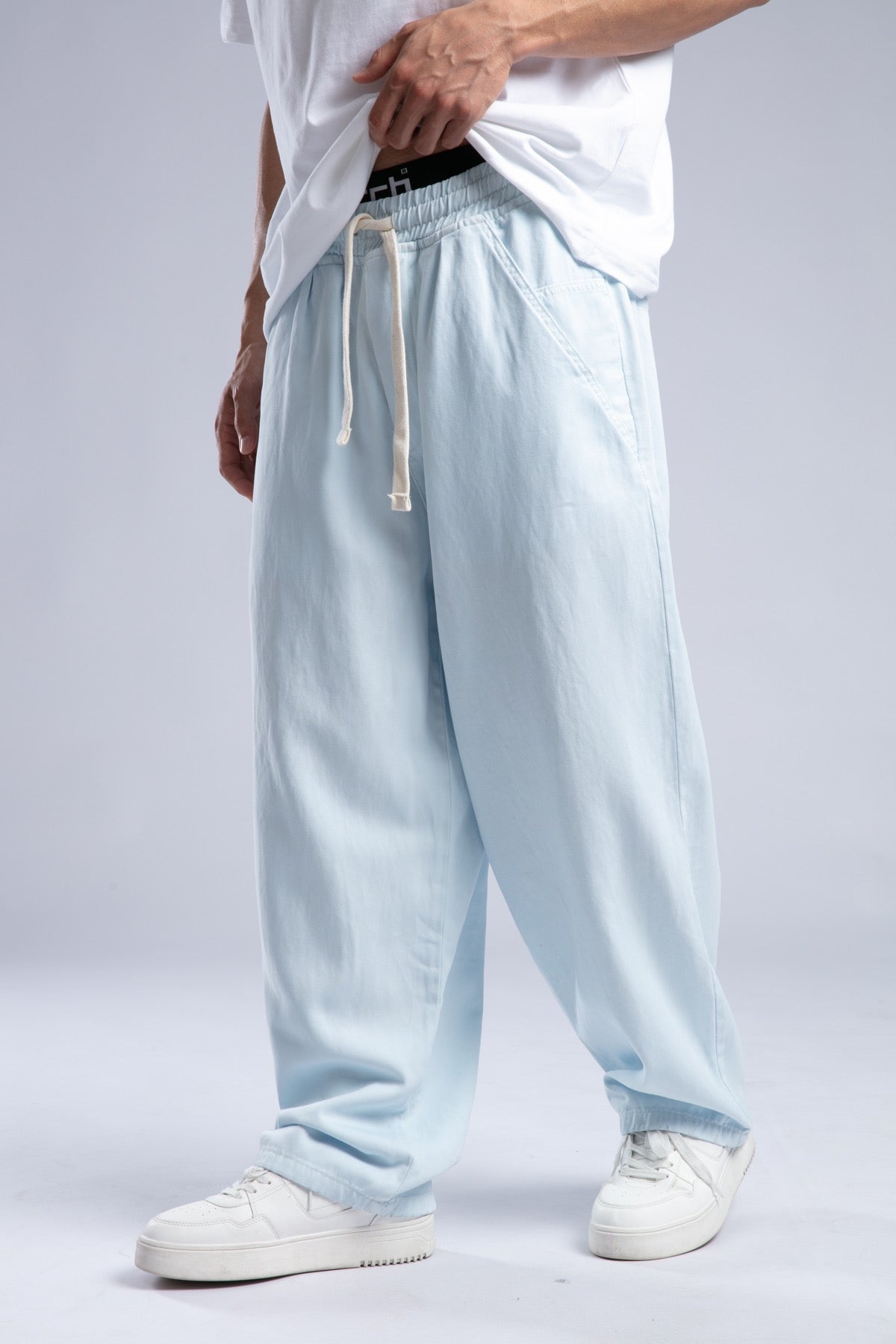 Beli Lastikli Baggy Pantolon