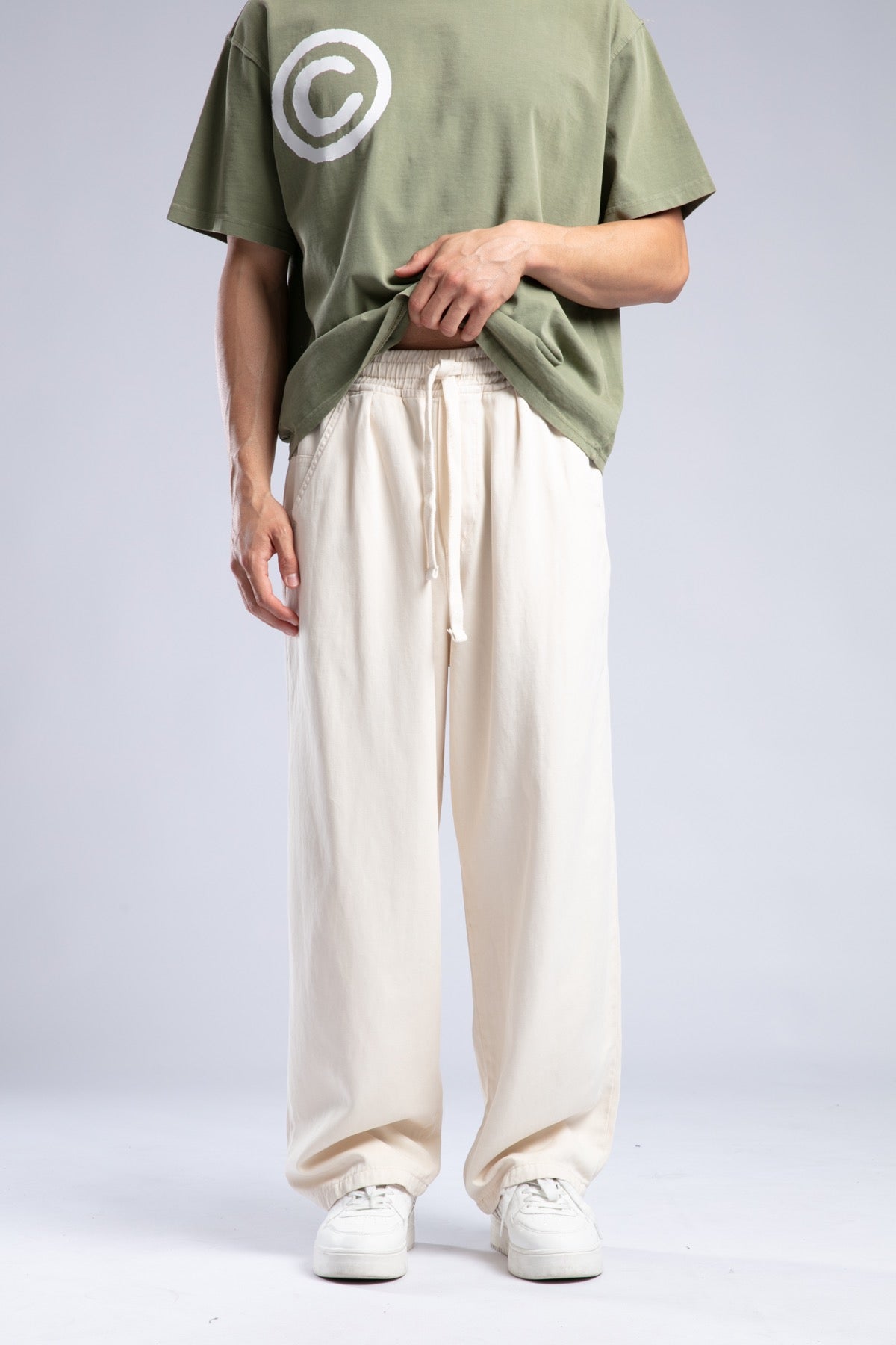 Beli Lastikli Baggy Pantolon