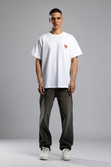 Nakış Detaylı Oversize T-Shirt