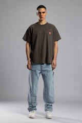 Nakış Detaylı Oversize T-Shirt