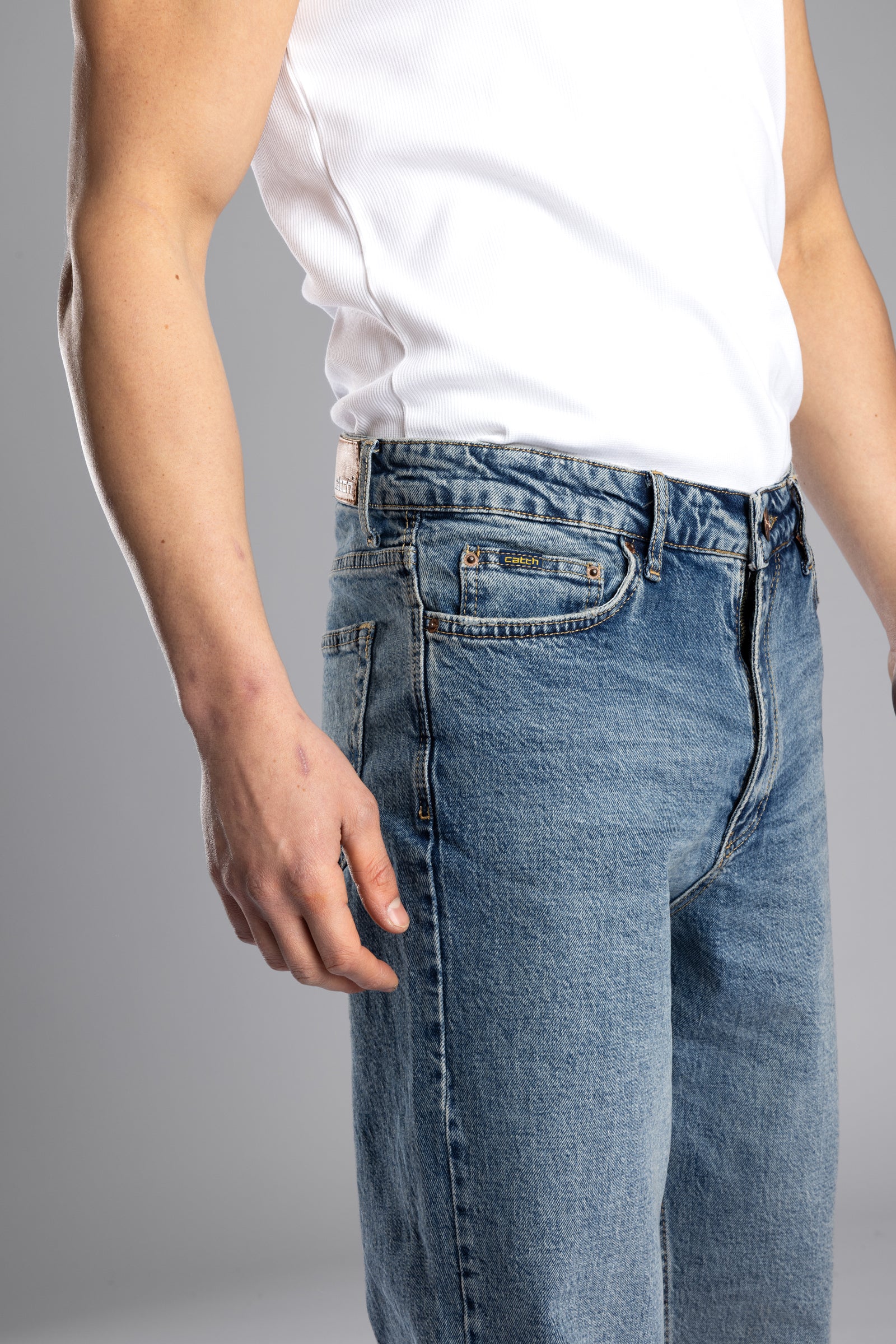 Açık Mavi Relax Fit Jean
