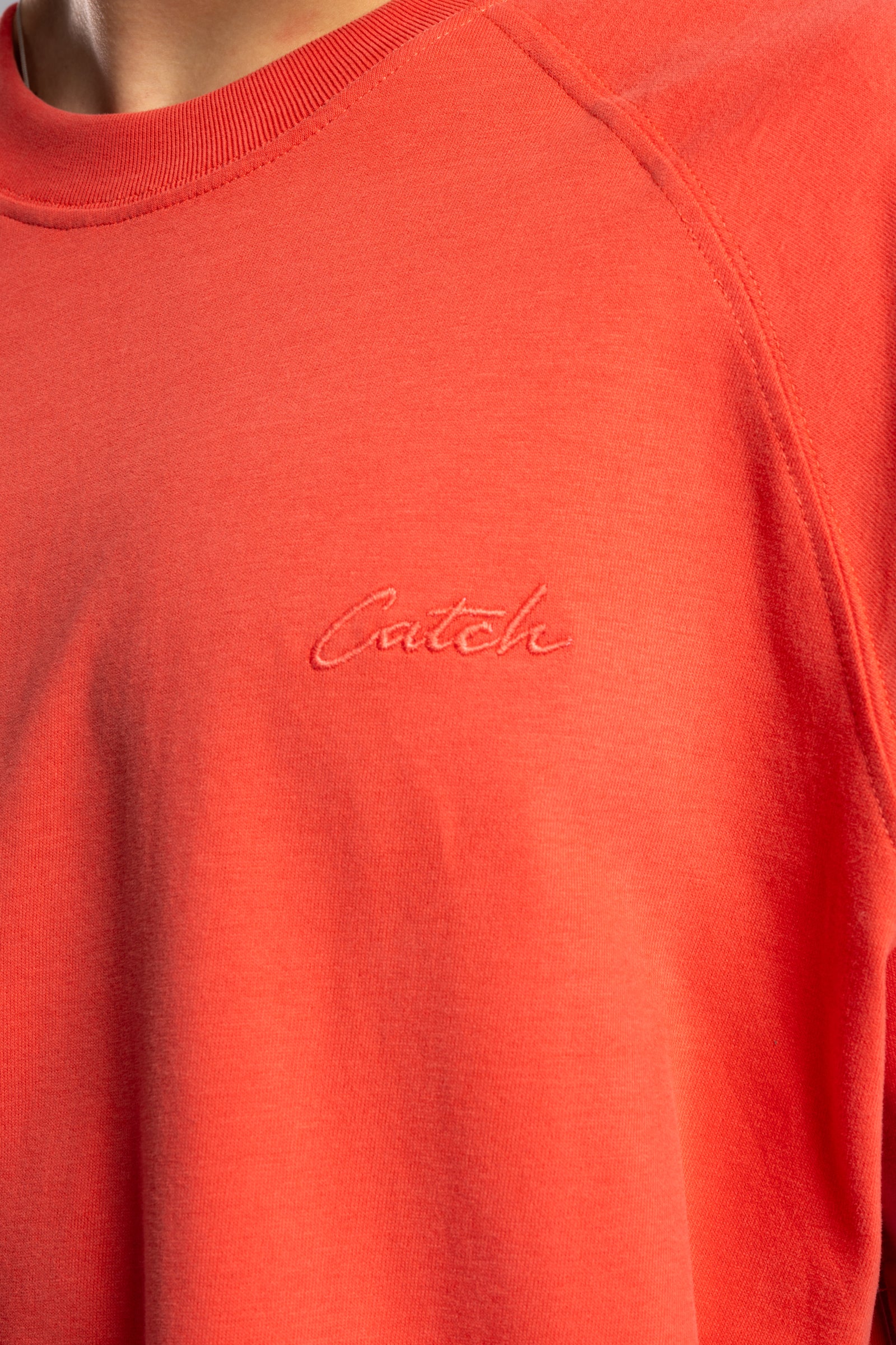 Catch Nakışlı Raglan Kol Basic T-shirt