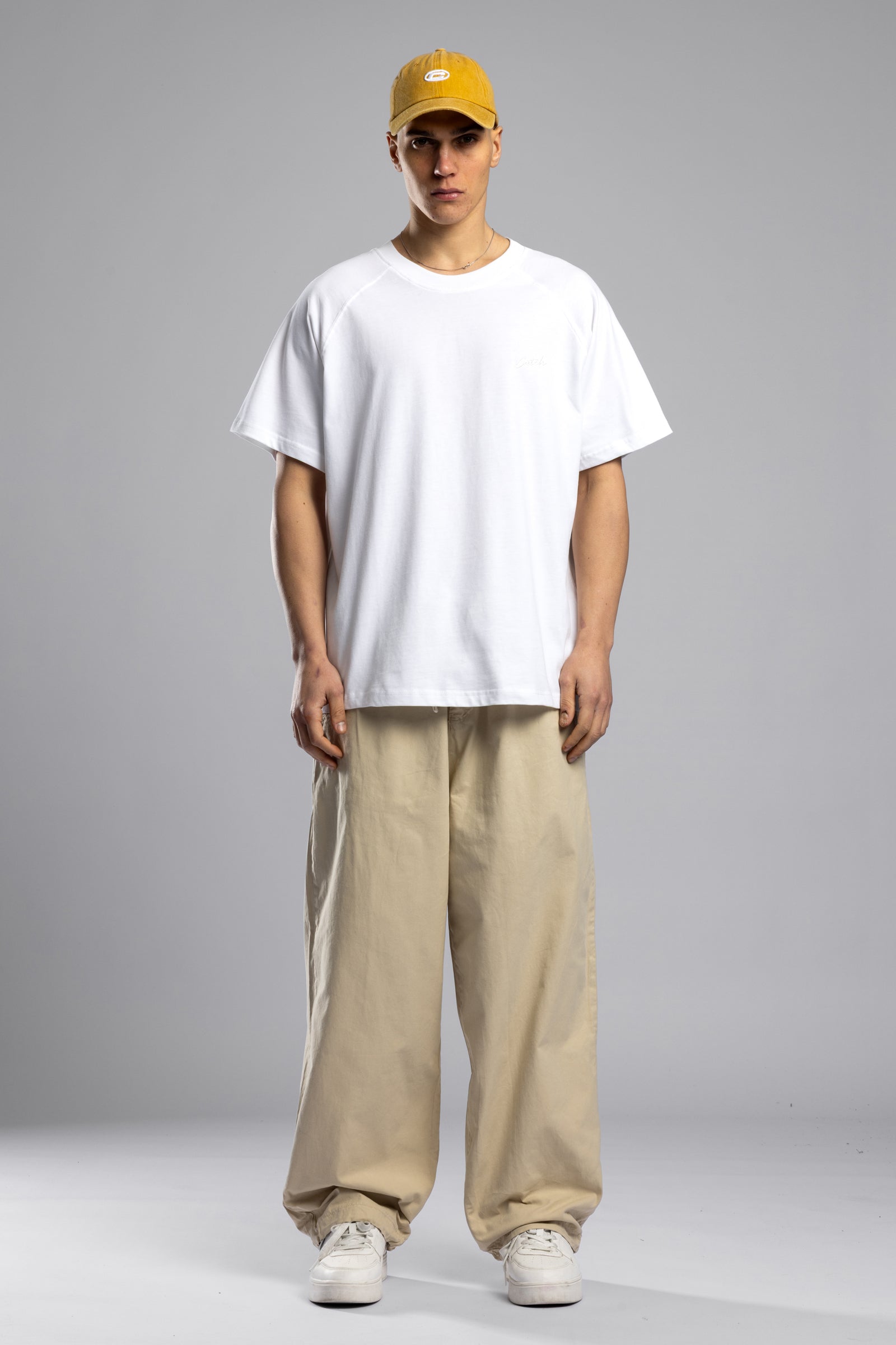Catch Nakışlı Raglan Kol Basic T-shirt