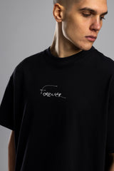 Forever Baskılı Oversize T-Shirt